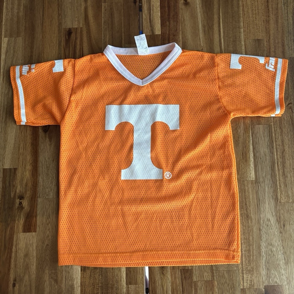 Tennessee Volunteers VOLS Boys Football Jersey Size Small Orange Performance